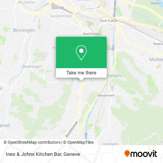 Ines & Johns Kitchen Bar map