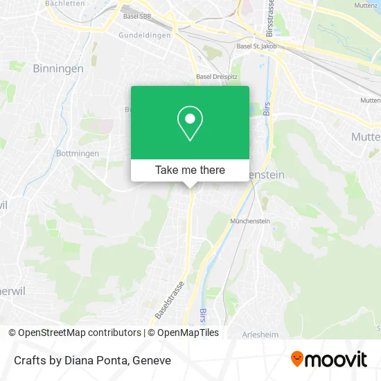 Crafts by Diana Ponta map