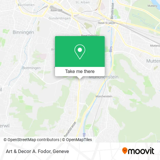 Art & Decor A. Fodor map
