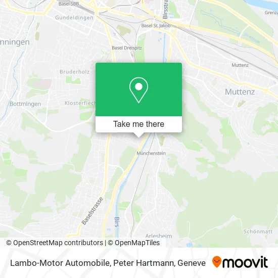 Lambo-Motor Automobile, Peter Hartmann map