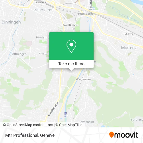 Mtr Professional map