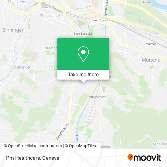 Pm Healthcare map