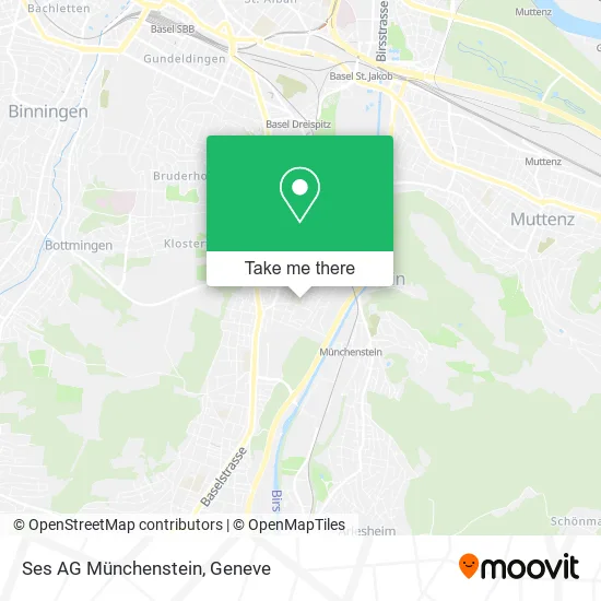 Ses AG Münchenstein map