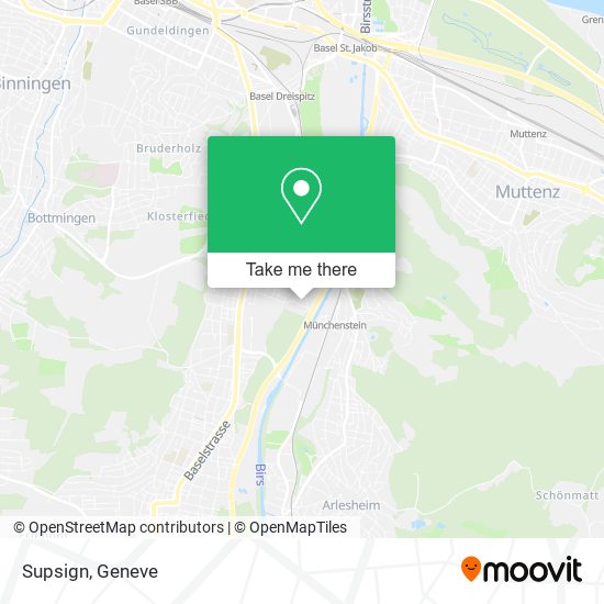 Supsign map