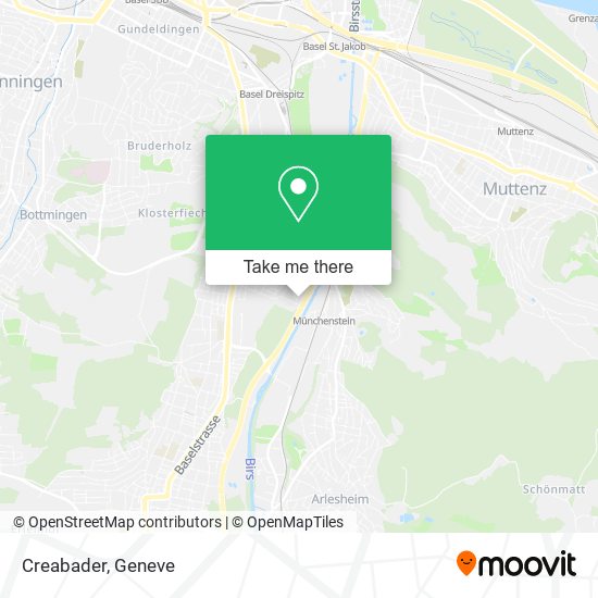 Creabader map