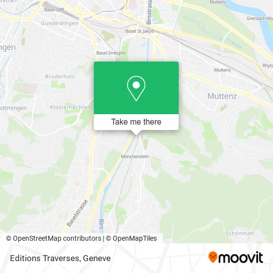 Editions Traverses map