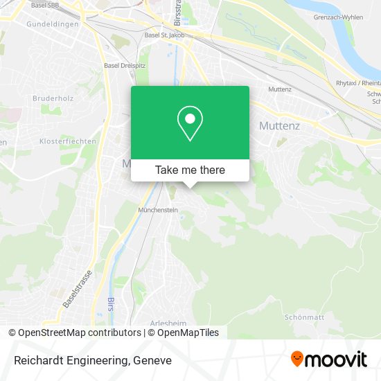Reichardt Engineering map
