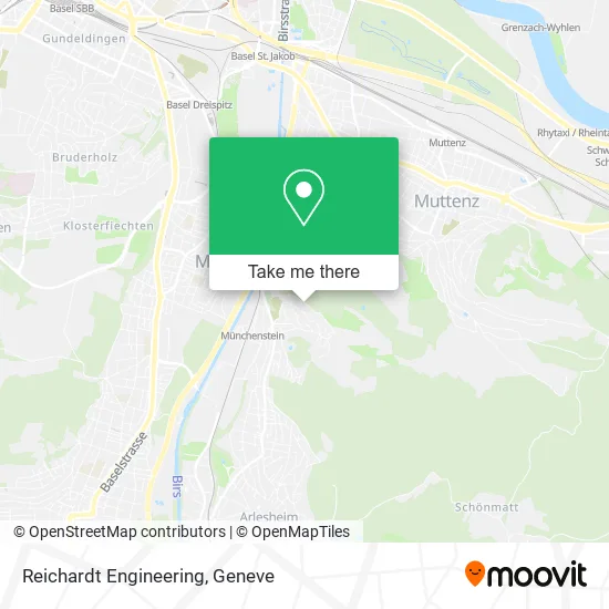 Reichardt Engineering map