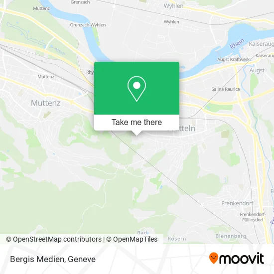 Bergis Medien map