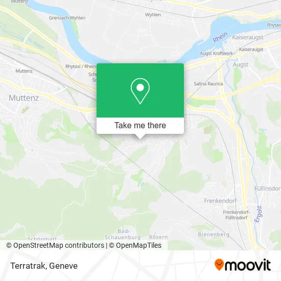 Terratrak map
