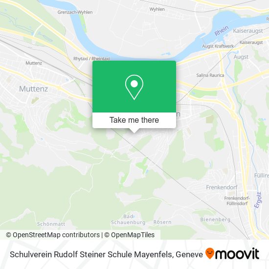 Schulverein Rudolf Steiner Schule Mayenfels map