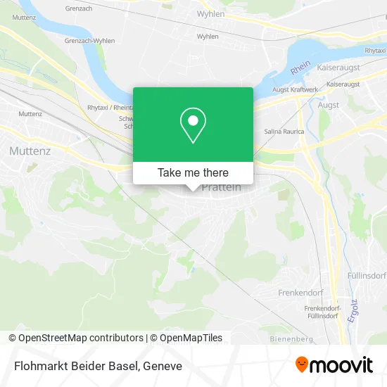 Flohmarkt Beider Basel map