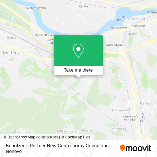 Buholzer + Partner New Gastronomy Consulting map