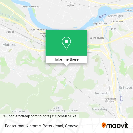 Restaurant Klemme, Peter Jenni map