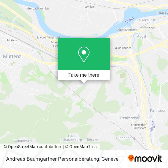 Andreas Baumgartner Personalberatung map