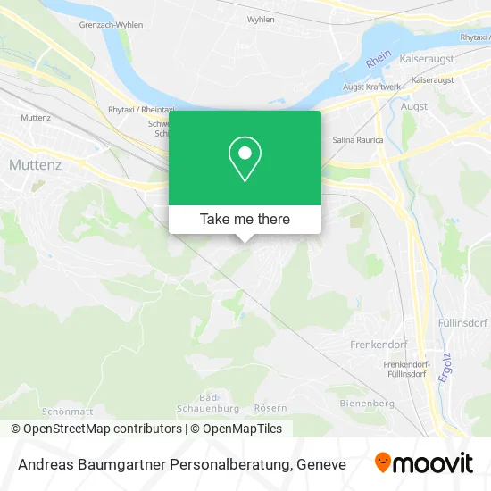 Andreas Baumgartner Personalberatung map