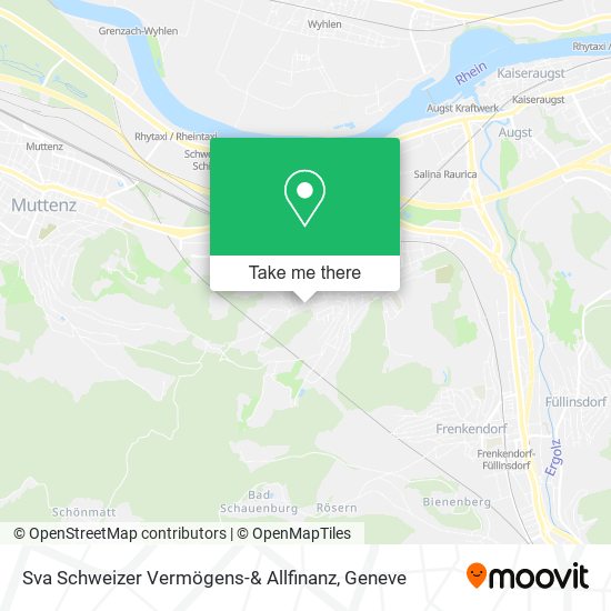 Sva Schweizer Vermögens-& Allfinanz map