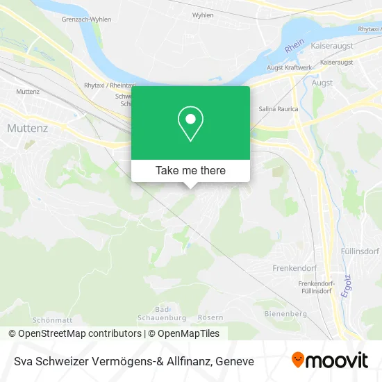 Sva Schweizer Vermögens-& Allfinanz map