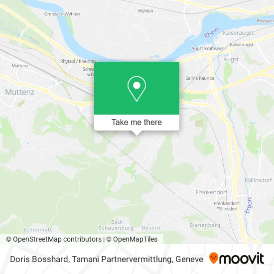 Doris Bosshard, Tamani Partnervermittlung map