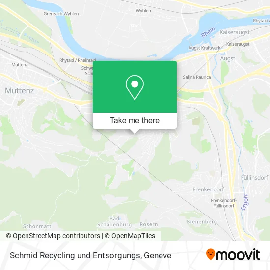 Schmid Recycling und Entsorgungs map
