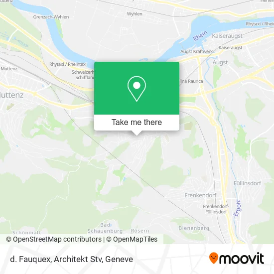 d. Fauquex, Architekt Stv map