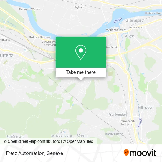 Fretz Automation map