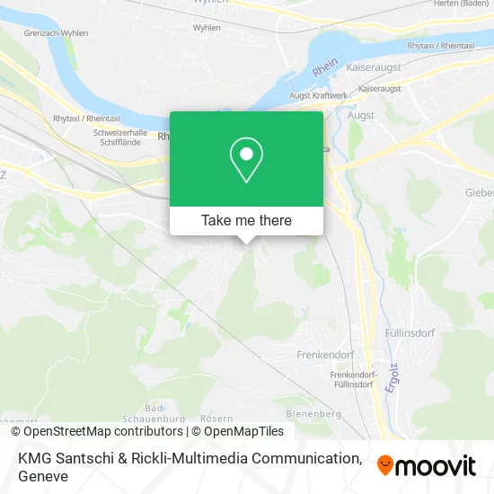 KMG Santschi & Rickli-Multimedia Communication map