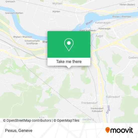 Pexus map