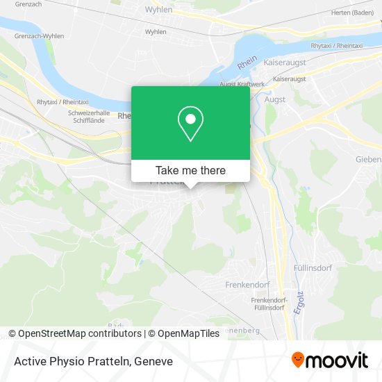 Active Physio Pratteln map
