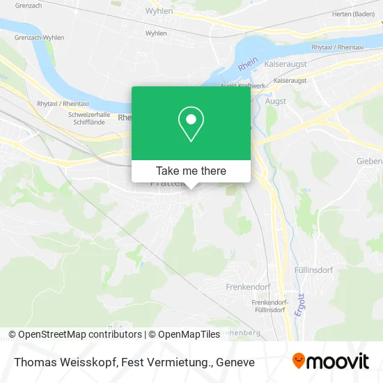 Thomas Weisskopf, Fest Vermietung. map