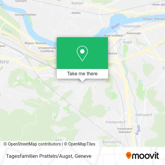 Tagesfamilien Pratteln/Augst map