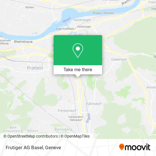 Frutiger AG Basel map