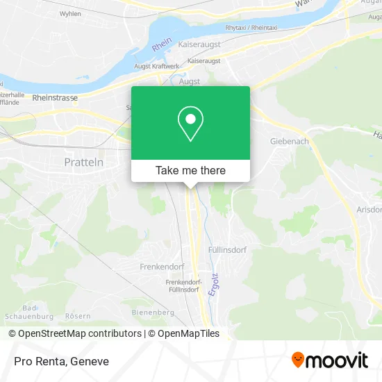 Pro Renta map