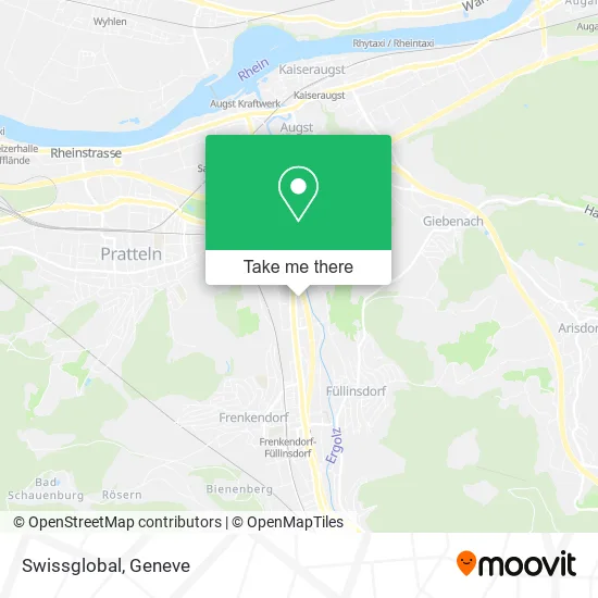 Swissglobal map
