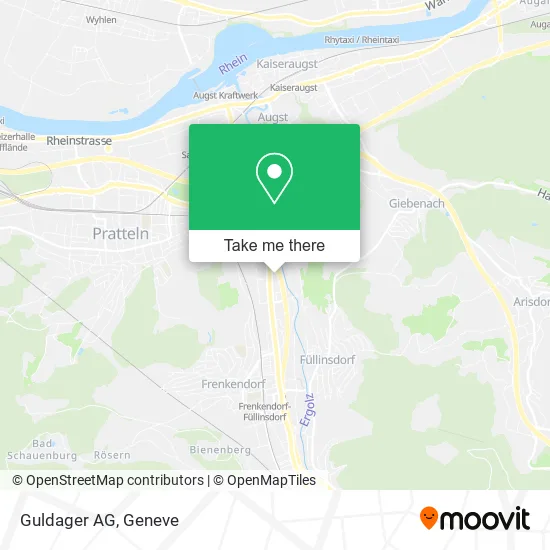 Guldager AG map