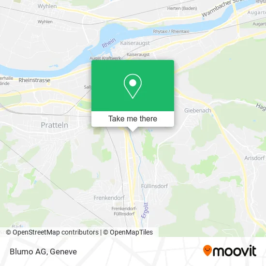 Blumo AG map