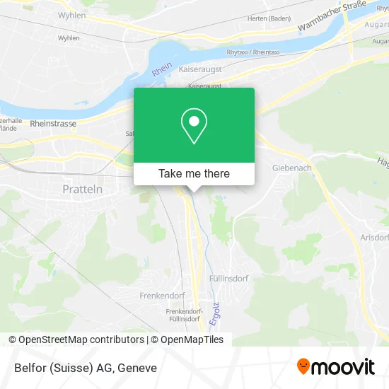 Belfor (Suisse) AG map