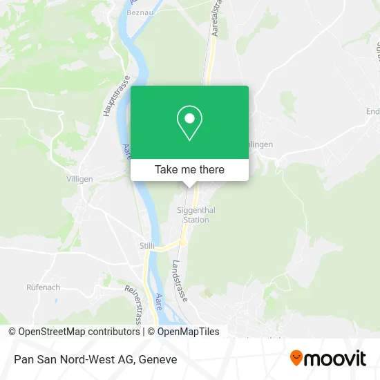 Pan San Nord-West AG map