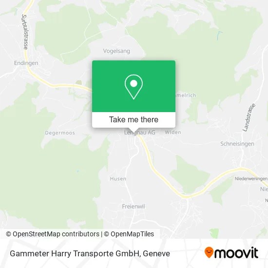 Gammeter Harry Transporte GmbH map