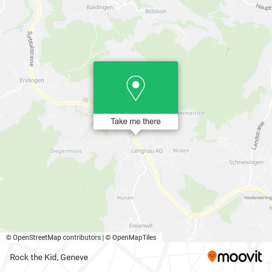 Rock the Kid map