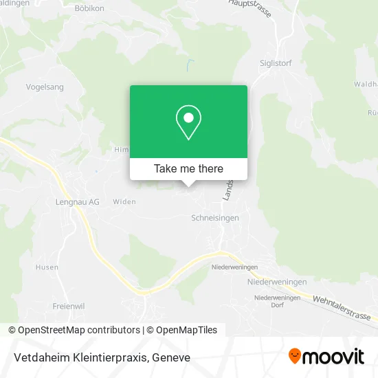 Vetdaheim Kleintierpraxis map