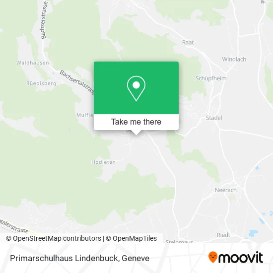 Primarschulhaus Lindenbuck map