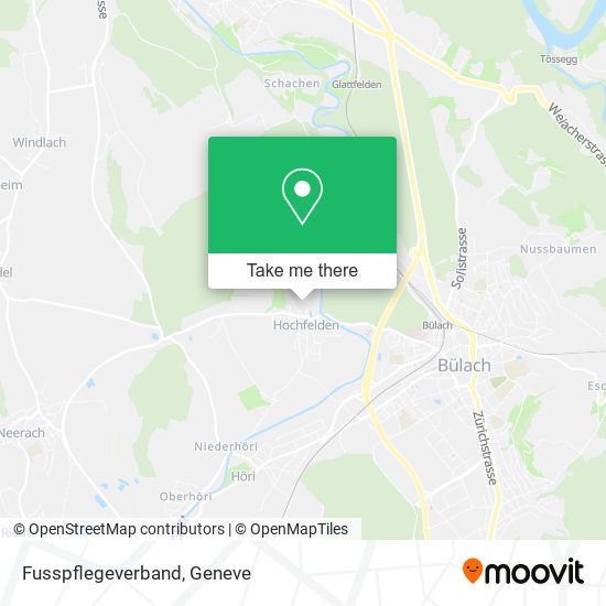 Fusspflegeverband map