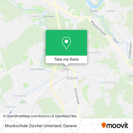 Musikschule Zürcher Unterland map
