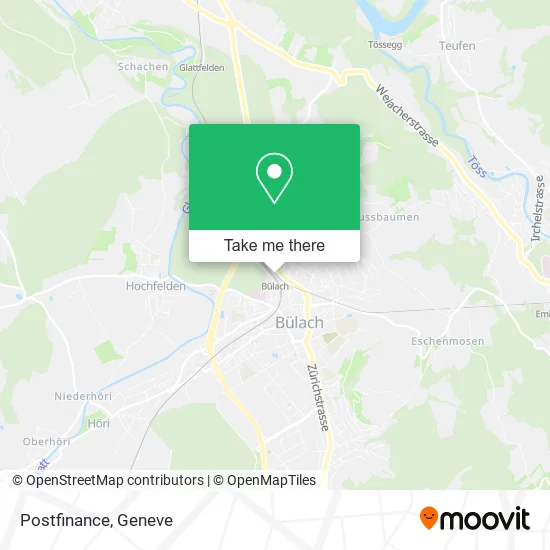 Postfinance map