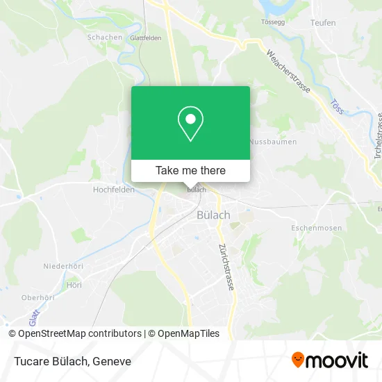 Tucare Bülach map