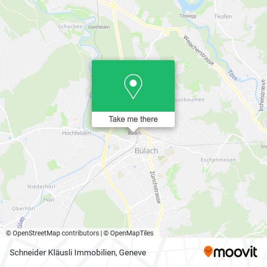 Schneider Kläusli Immobilien map