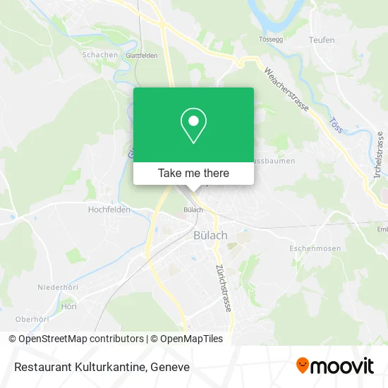 Restaurant Kulturkantine map