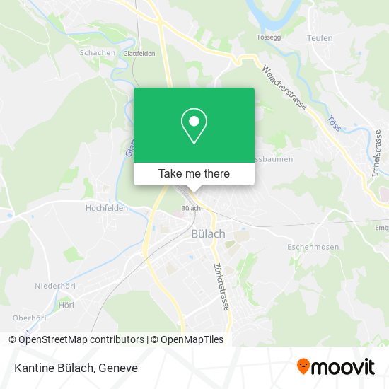 Kantine Bülach map