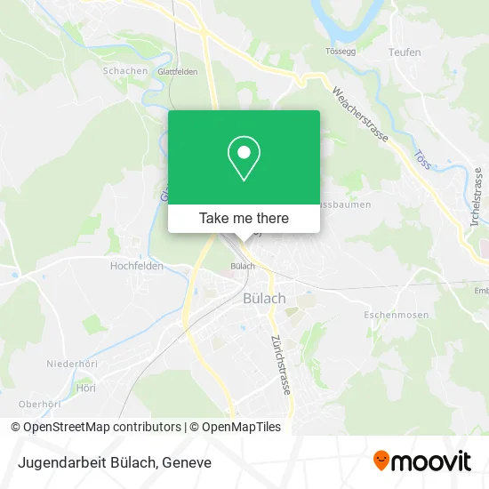 Jugendarbeit Bülach map